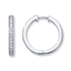 Thumbnail Image 1 of Previously Owned Earrings 1/4 ct tw Diamonds 10K White Gold