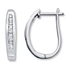 Thumbnail Image 1 of Previously Owned Diamond Earrings 1/4 ct tw 10K White Gold