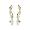 Thumbnail Image 2 of Previously Owned Diamond Earrings 1/3 ct tw Round-cut 10K Two-Tone Gold