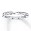 Thumbnail Image 0 of Previously Owned Diamond Wedding Band 1/15 ct tw 10K White Gold