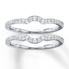 Previously Owned Double Wedding Band 3/8 ct tw Diamonds 14K White Gold