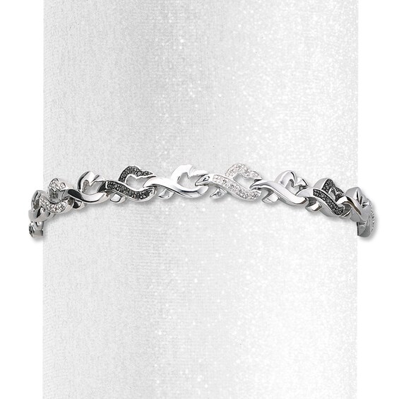 Previously Owned Diamond Bracelet 1/4 ct tw Sterling Silver 7.5"