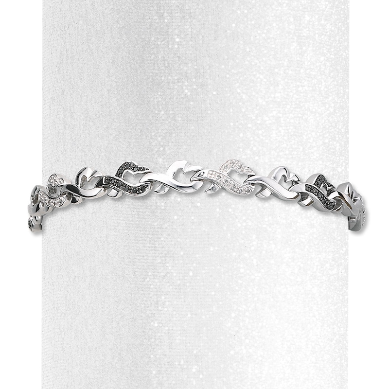 Previously Owned Diamond Bracelet 1/4 ct tw Sterling Silver 7.5"