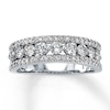 Thumbnail Image 1 of Previously Owned Diamond Anniversary Ring 1 ct tw Round-cut 14K White Gold