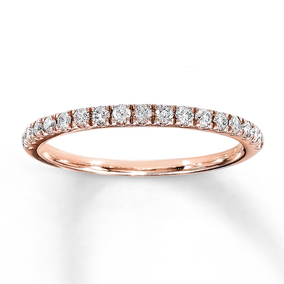 Previously Owned Diamond Anniversary Band 1/4 ct tw Round-cut 10K Rose Gold