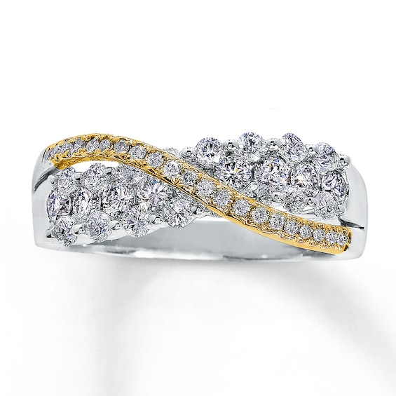 Previously Owned Ring 1 ct tw Diamonds 14K Two-Tone Gold