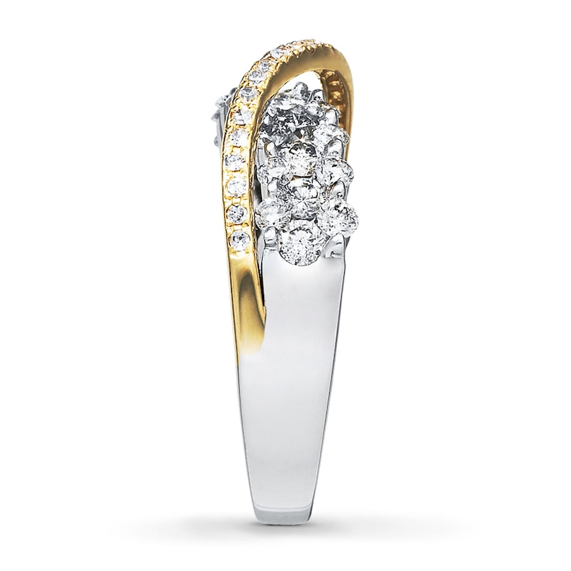 Main Image 3 of Previously Owned Ring 1 ct tw Diamonds 14K Two-Tone Gold