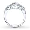 Thumbnail Image 2 of Previously Owned Ring 1/2 ct tw Diamonds 10K White Gold