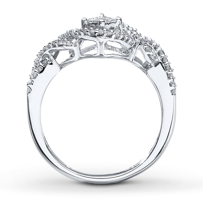 Main Image 2 of Previously Owned Ring 1/2 ct tw Diamonds 10K White Gold