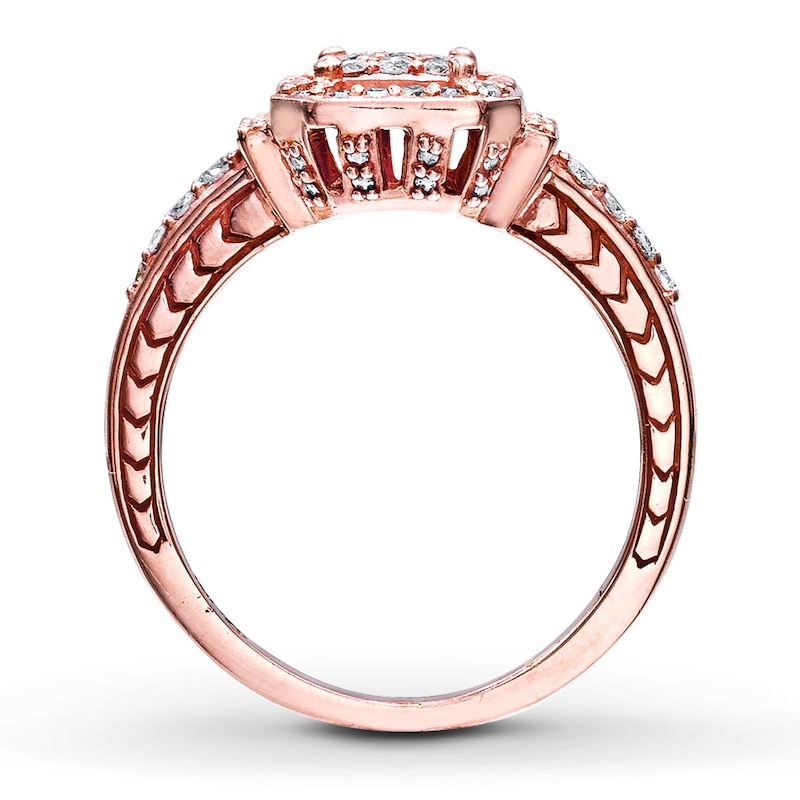 Main Image 2 of Previously Owned Diamond Ring 3/8 ct tw 10K Rose Gold