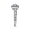 Thumbnail Image 2 of Previously Owned Neil Lane Diamond Engagement Ring 1-1/2 ct tw Princess & Round-cut 14K White Gold