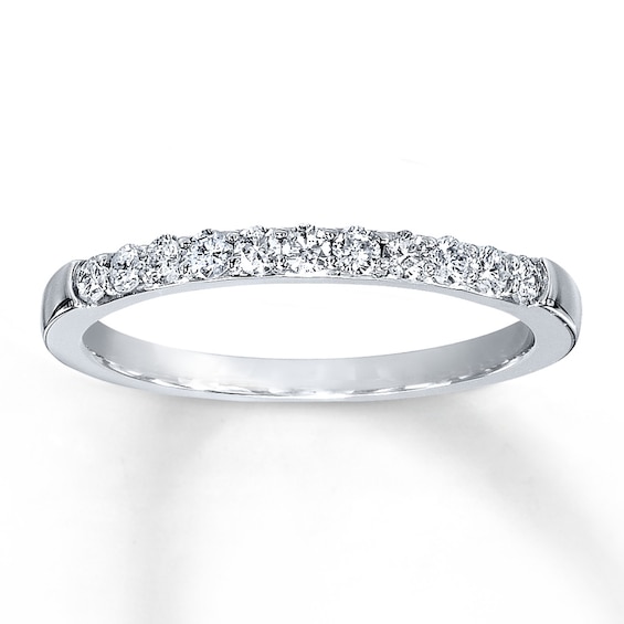 Previously Owned Diamond Anniversary Band 1/4 ct tw Round-Cut 14K White Gold