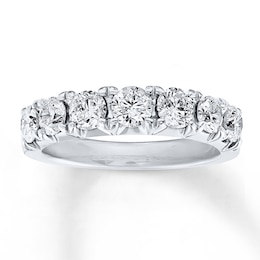 Previously Owned Diamond Anniversary Band 1-1/2 ct tw Round-cut 14K White Gold