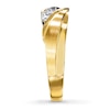 Thumbnail Image 2 of Previously Owned Men's Diamond Wedding Band 1/4 ct tw Round-cut 10K Yellow Gold