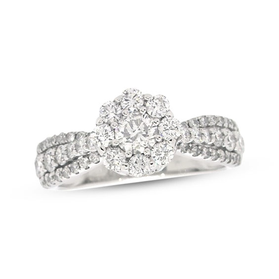 Previously Owned Diamond Fashion Ring 1 ct tw Round-cut 14K White Gold