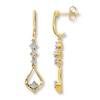 Thumbnail Image 0 of Previously Owned Diamond Earrings 1/10 ct tw 10K Yellow Gold