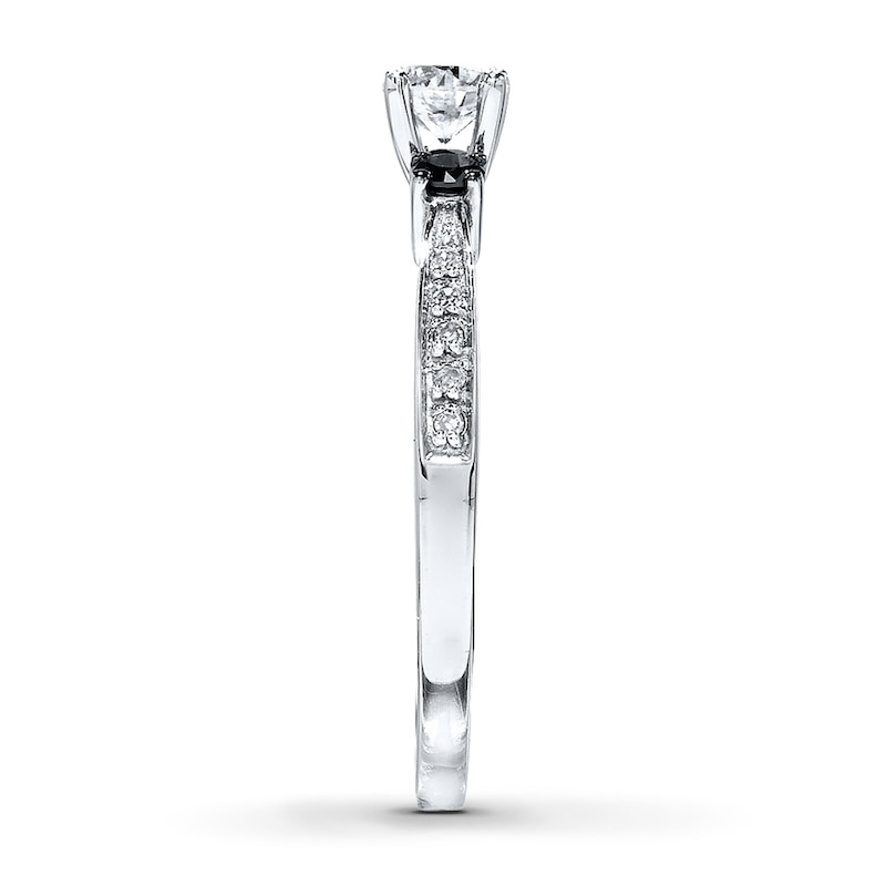 Main Image 3 of Previously Owned Ring 3/8 carat tw Diamonds 10K White Gold
