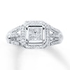 Thumbnail Image 0 of Previously Owned Ring 1/4 ct tw Diamonds Sterling Silver