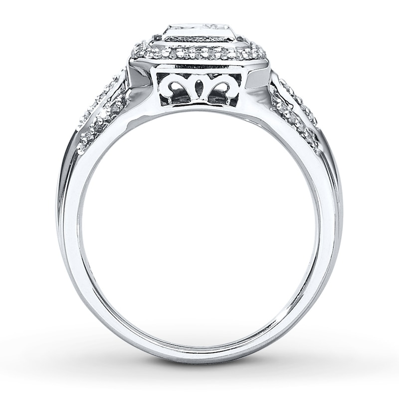Previously Owned Ring 1/4 ct tw Diamonds Sterling Silver