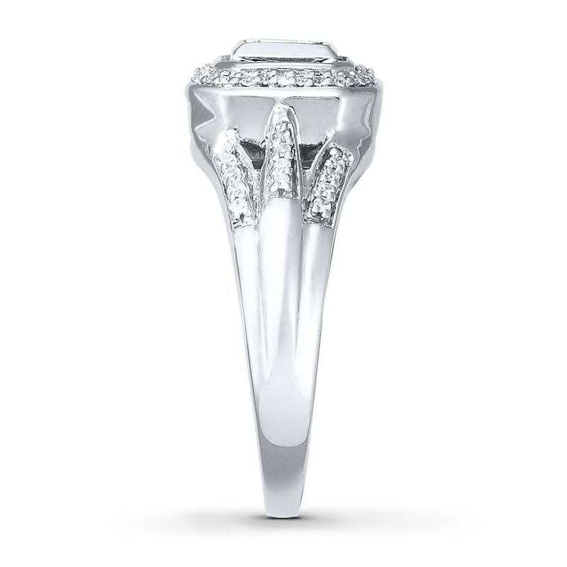 Previously Owned Ring 1/4 ct tw Diamonds Sterling Silver