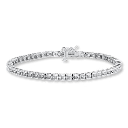 Previously Owned Bracelet 1/2 ct tw Diamonds 10K White Gold 7.25"