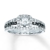 Thumbnail Image 0 of Previously Owned Diamond Engagement Ring 7/8 ct tw Princess-cut 14K White Gold