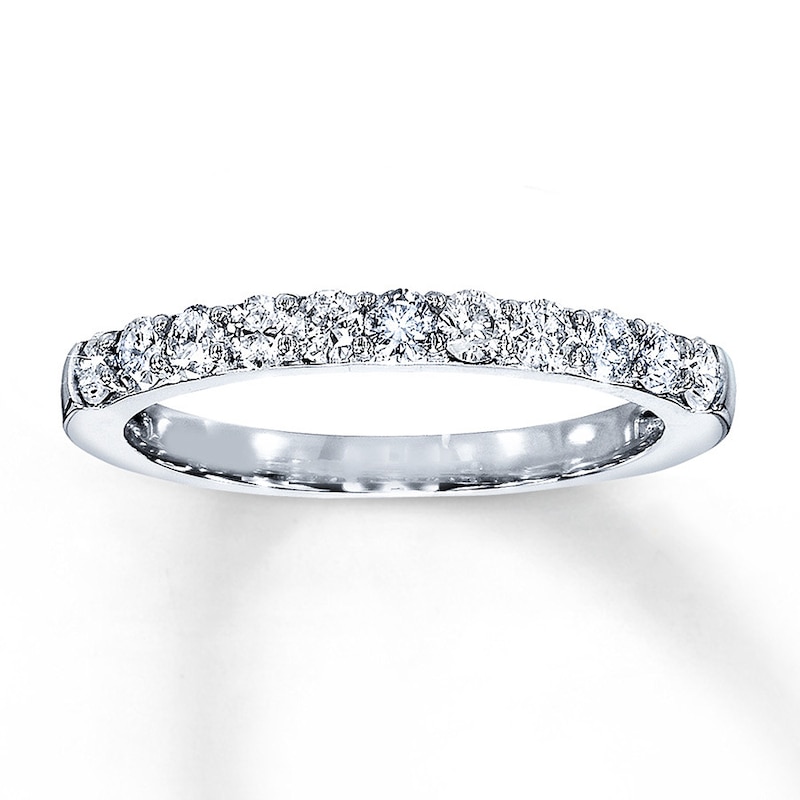 Previously Owned Diamond Band 1/2 ct tw Round-cut 14K White Gold