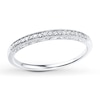 Thumbnail Image 1 of Previously Owned Diamond Anniversary Band 1/10 ct tw Round-cut 10K White Gold