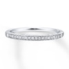 Thumbnail Image 3 of Previously Owned Diamond Anniversary Band 1/10 ct tw Round-cut 10K White Gold