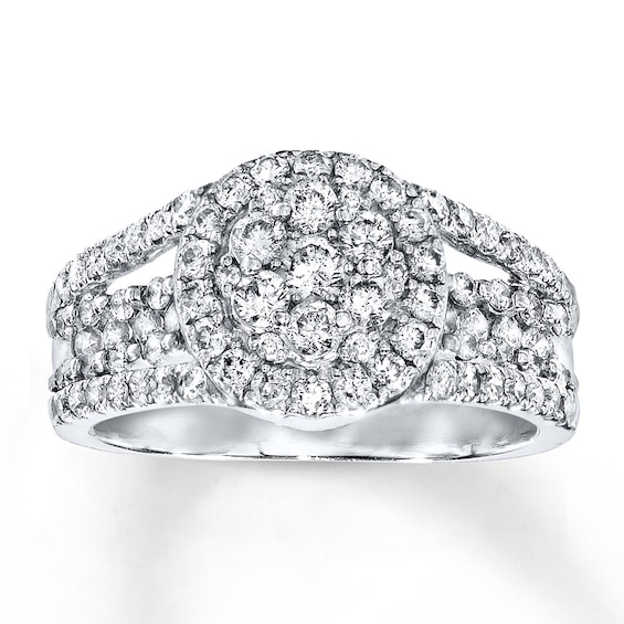 Previously Owned Diamond Ring 1 ct tw Round-cut 14K White Gold
