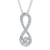 Thumbnail Image 0 of Previously Owned Diamond Necklace 1/2 ct tw 14K White Gold