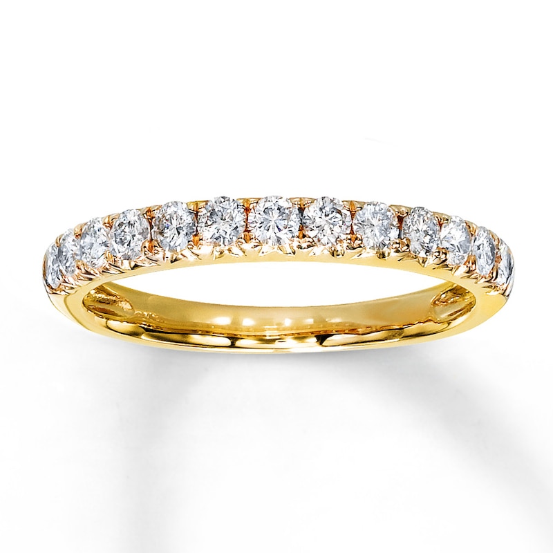 Main Image 1 of Previously Owned Diamond Ring 1/2 ct tw Round-cut 14K Yellow Gold