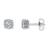 Thumbnail Image 0 of Previously Owned Diamond Earrings 1/2 ct tw 10K White Gold
