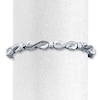 Thumbnail Image 2 of Previously Owned Bracelet 1/20 ct tw Diamonds Sterling Silver 7.5&quot;