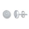 Thumbnail Image 0 of Previously Owned Diamond Earrings 1/4 ct tw Round-cut 10K White Gold