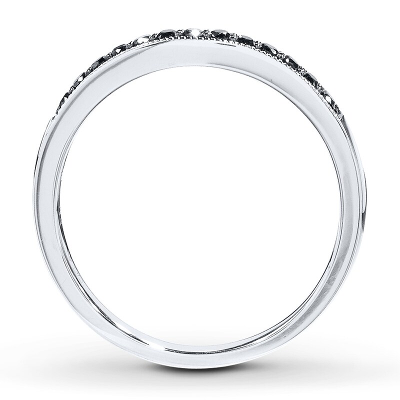 Main Image 2 of Previously Owned Band 1/8 ct tw Diamonds 10K White Gold
