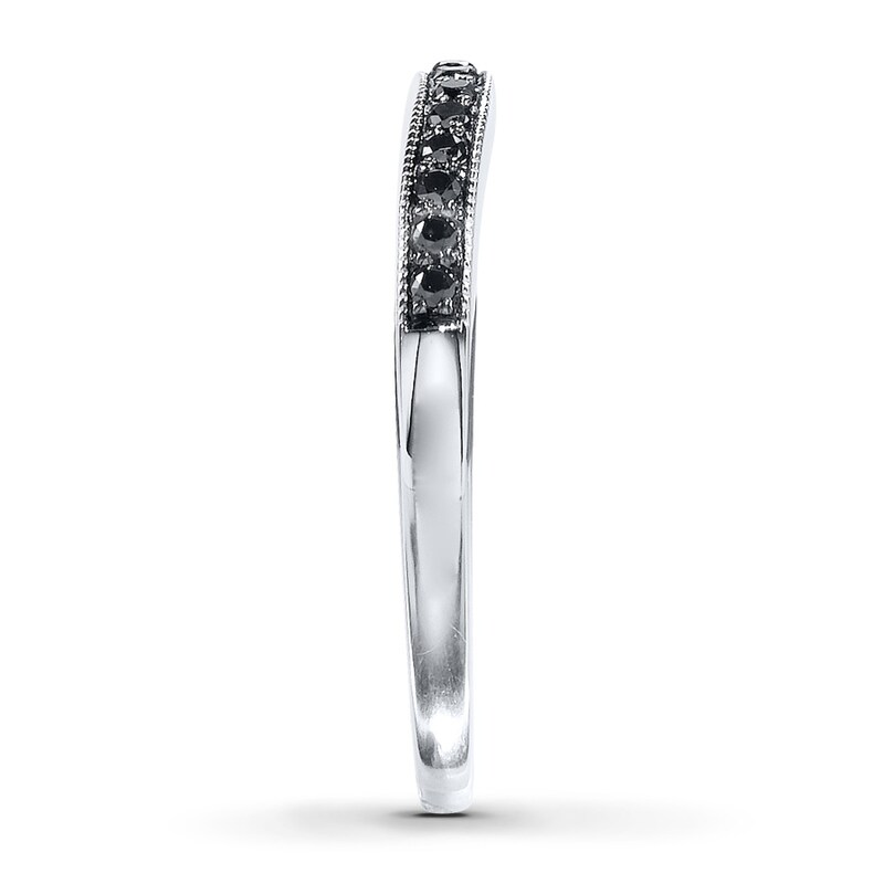 Main Image 3 of Previously Owned Band 1/8 ct tw Diamonds 10K White Gold