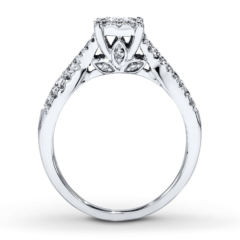 Main Image 2 of Previously Owned Diamond Ring 1/2 ct tw 10K White Gold