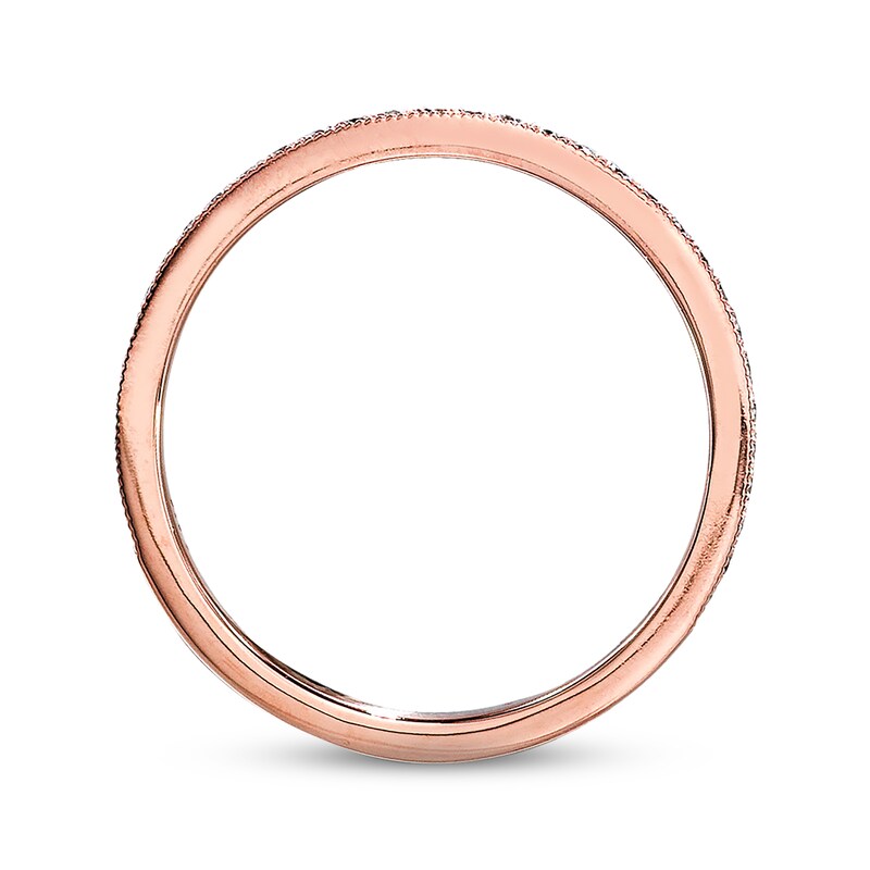 Previously Owned Neil Lane Diamond Wedding Band 1/6 ct tw 14K Rose Gold