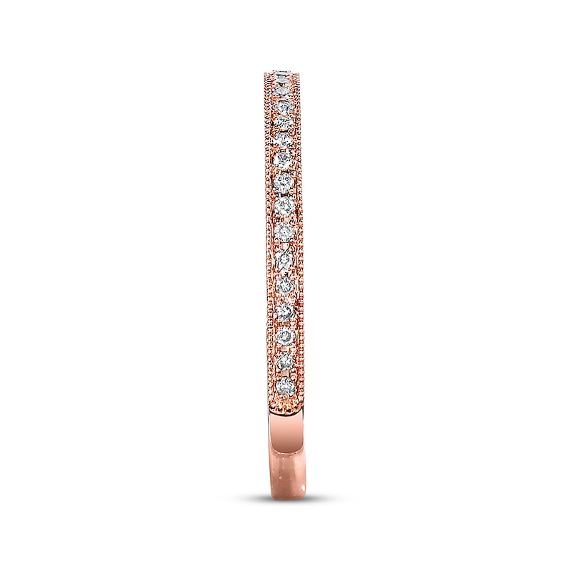Previously Owned Neil Lane Diamond Wedding Band 1/6 ct tw 14K Rose Gold