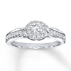 Thumbnail Image 1 of Previously Owned Diamond Engagement Ring 1/2 ct tw Round-cut 14K White Gold