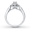 Thumbnail Image 2 of Previously Owned Diamond Engagement Ring 1/2 ct tw Round-cut 14K White Gold
