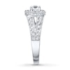 Thumbnail Image 3 of Previously Owned Diamond Engagement Ring 1 ct tw Round-cut 14K White Gold