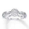 Thumbnail Image 0 of Previously Owned Diamond Engagement Ring 1/5 ct tw Round-cut 10K White Gold