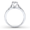 Thumbnail Image 1 of Previously Owned Diamond Engagement Ring 1/5 ct tw Round-cut 10K White Gold