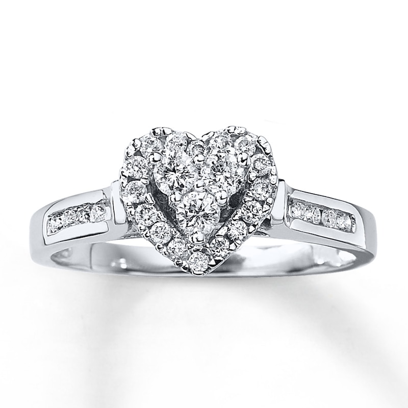 Main Image 1 of Previously Owned Ring 3/8 ct tw Diamonds 10K White Gold