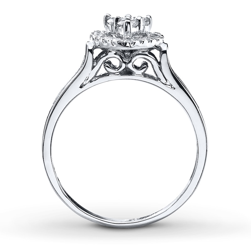 Main Image 2 of Previously Owned Ring 3/8 ct tw Diamonds 10K White Gold