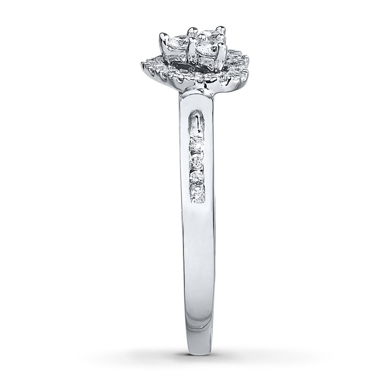 Main Image 3 of Previously Owned Ring 3/8 ct tw Diamonds 10K White Gold