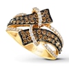 Thumbnail Image 1 of Previously Owned Le Vian Chocolate Diamond Ring 1-1/6 cttw 14K Honey Gold