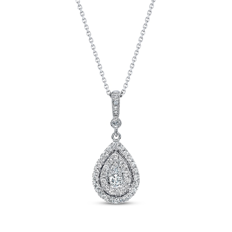 Previously Owned Neil Lane Necklace 1/2 ct tw Diamonds 14K White Gold